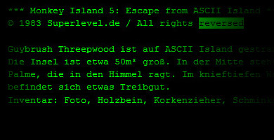 MI 5: Escape from ASCII Island