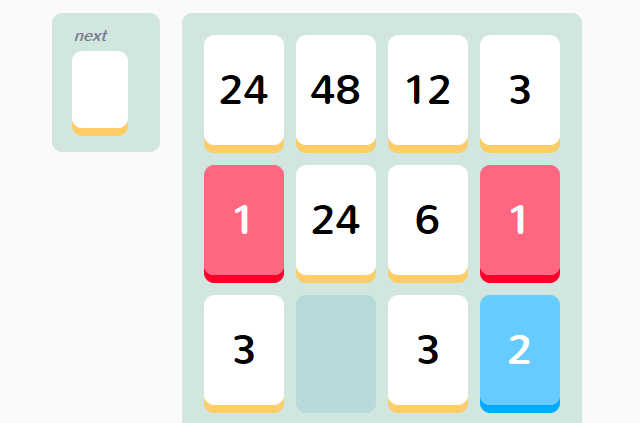 Threes JS: A tiny browser clone of Threes!