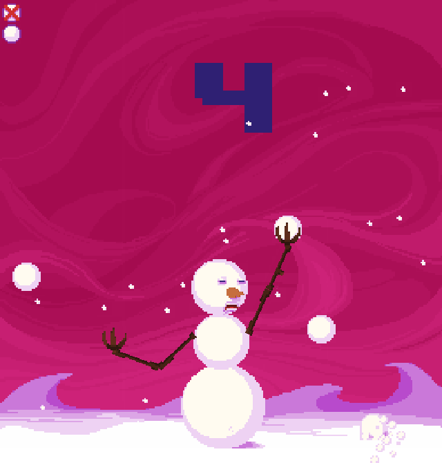 Snowball juggling Olympio